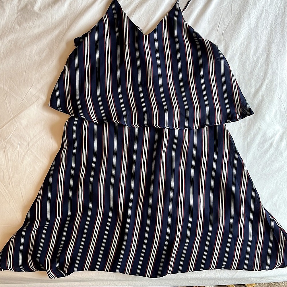 Doe & Rae Women’s Small Spaghetti Strap Navy Blue Dress *NWOT*